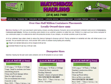 Tablet Screenshot of matchboxhauling.com